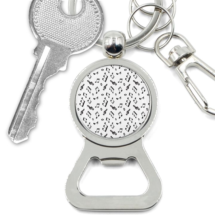 music pattern Bottle Opener Key Chain