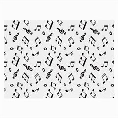 Music Pattern Large Glasses Cloth by designsbymallika