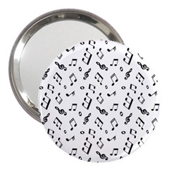 Music Pattern 3  Handbag Mirrors