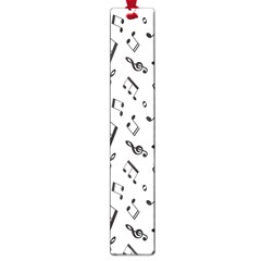 Music Pattern Large Book Marks