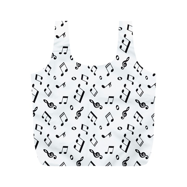 music pattern Full Print Recycle Bag (M)