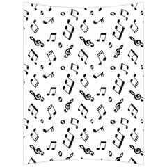 music pattern Back Support Cushion