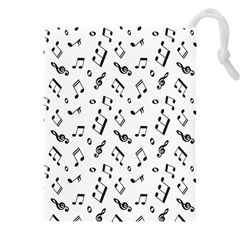 Music Pattern Drawstring Pouch (4xl)