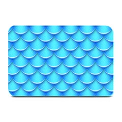 Blue Scale Pattern Plate Mats by designsbymallika