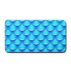 Blue Scale Pattern Medium Bar Mats by designsbymallika