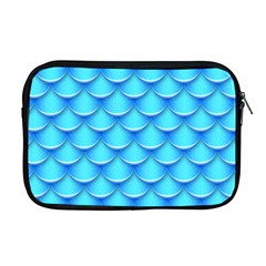 Blue Scale Pattern Apple Macbook Pro 17  Zipper Case by designsbymallika