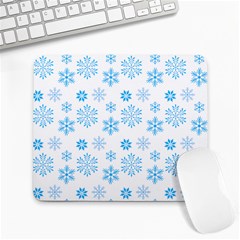 Snowflakes Pattern Large Mousepads by designsbymallika