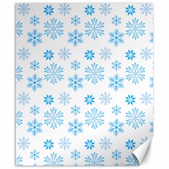 Snowflakes Pattern Canvas 20  X 24  by designsbymallika