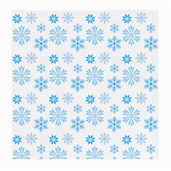 Snowflakes Pattern Medium Glasses Cloth (2 Sides) by designsbymallika