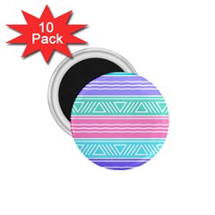 Aztec Print 1 75  Magnets (10 Pack) 