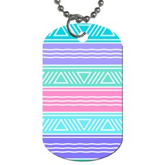 Aztec Print Dog Tag (one Side) by designsbymallika