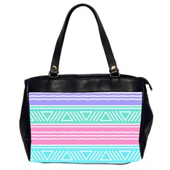 Aztec Print Oversize Office Handbag (2 Sides)