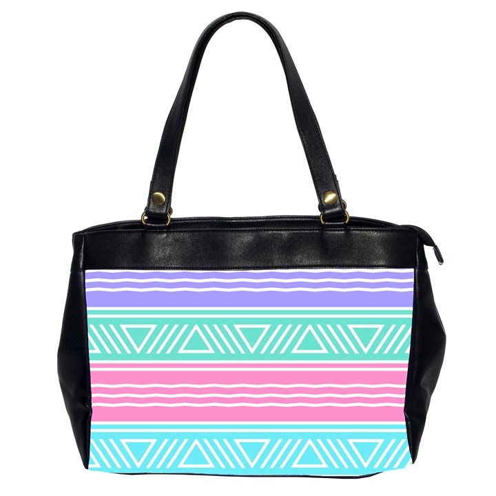 aztec print Oversize Office Handbag (2 Sides)