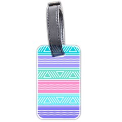 Aztec Print Luggage Tag (two Sides) by designsbymallika