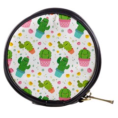 Cactus Pattern Mini Makeup Bag by designsbymallika