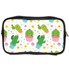 Cactus Pattern Toiletries Bag (one Side) by designsbymallika