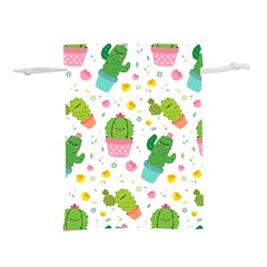 Cactus Pattern Lightweight Drawstring Pouch (s)