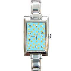 I Love Bread Rectangle Italian Charm Watch by designsbymallika