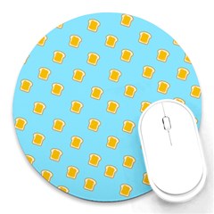 I Love Bread Round Mousepads