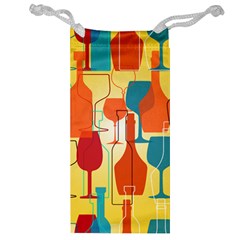 I Love Wine Jewelry Bag by designsbymallika