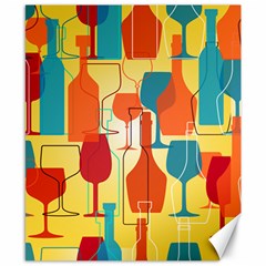 I Love Wine Canvas 8  X 10  by designsbymallika