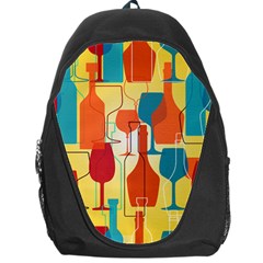 I Love Wine Backpack Bag by designsbymallika