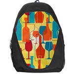 i love wine Backpack Bag Front