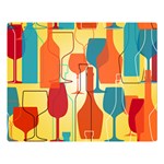 i love wine Double Sided Flano Blanket (Large)  80 x60  Blanket Front