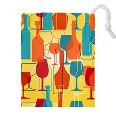 I Love Wine Drawstring Pouch (4xl)