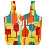 i love wine Full Print Recycle Bag (XXL) Front