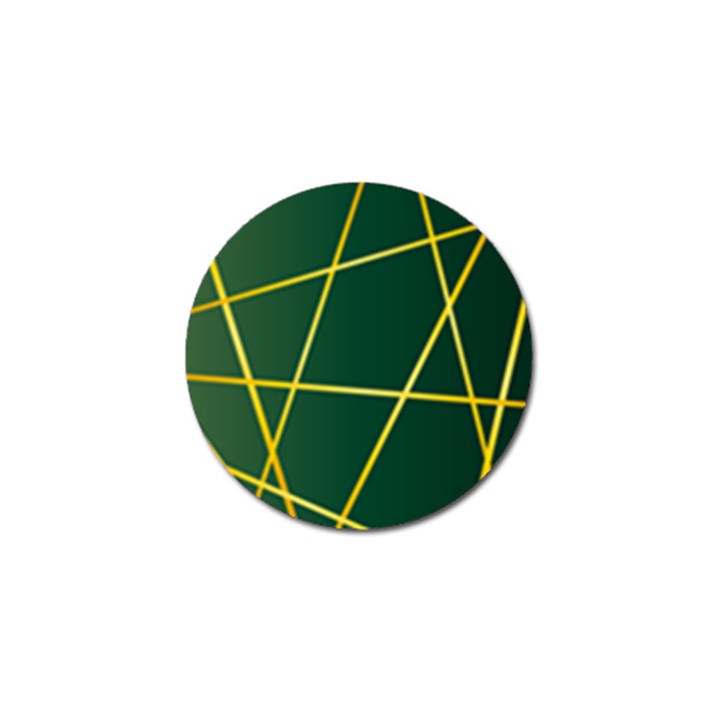 golden lines pattern Golf Ball Marker (4 pack)