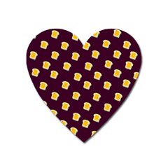 I Love Bread Heart Magnet by designsbymallika