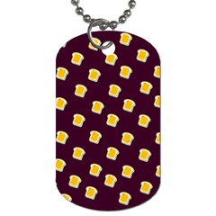 I Love Bread Dog Tag (two Sides) by designsbymallika