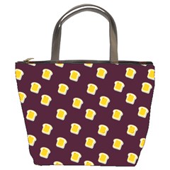 I Love Bread Bucket Bag by designsbymallika