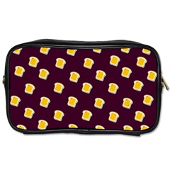 I Love Bread Toiletries Bag (two Sides) by designsbymallika