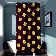 I Love Bread Shower Curtain 36  X 72  (stall)  by designsbymallika