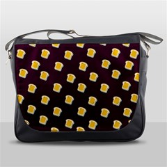 I Love Bread Messenger Bag by designsbymallika