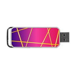 Golden Lines Portable Usb Flash (one Side) by designsbymallika