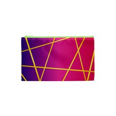 Golden Lines Cosmetic Bag (xs) by designsbymallika