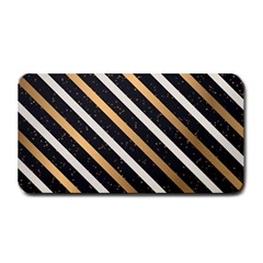 Metallic Stripes Pattern Medium Bar Mats by designsbymallika