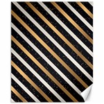 metallic stripes pattern Canvas 11  x 14  10.95 x13.48  Canvas - 1