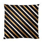 metallic stripes pattern Standard Cushion Case (One Side) Front