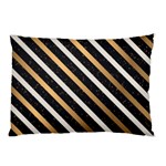 metallic stripes pattern Pillow Case 26.62 x18.9  Pillow Case