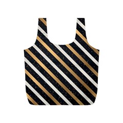 Metallic Stripes Pattern Full Print Recycle Bag (s) by designsbymallika