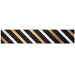 metallic stripes pattern Large Flano Scarf  Front