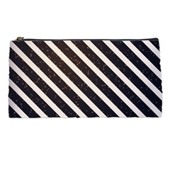 Silver Stripes Pattern Pencil Cases by designsbymallika