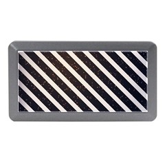 Silver Stripes Pattern Memory Card Reader (mini) by designsbymallika