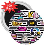 disco theme 3  Magnets (100 pack) Front