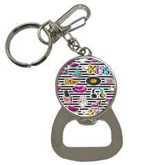 Disco Theme Bottle Opener Key Chain by designsbymallika