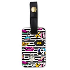 Disco Theme Luggage Tag (one Side) by designsbymallika